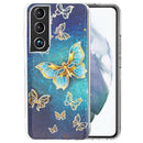 For Samsung Galaxy S22 5G Electroplating TPU Protective Phone Case(Butterflies)