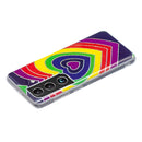 For Samsung Galaxy S22 5G Electroplating TPU Protective Phone Case(Love Heart)