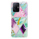 For Xiaomi 11T / 11T Pro Electroplating TPU Protective Phone Case(Triangular Rhombus)