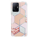 For Xiaomi 11T / 11T Pro Electroplating TPU Protective Phone Case(Pink Rhombus)