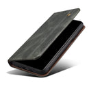 For Xiaomi 12/12S Simple Wax Crazy Horse Texture Leather Phone Case(Dark Green)