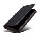 For Xiaomi 12/12S Simple Wax Crazy Horse Texture Leather Phone Case(Black)