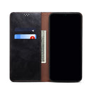 For Xiaomi 12 Pro/12S Pro Simple Wax Crazy Horse Texture Leather Phone Case(Black)