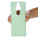 For Sony Xperia Pro-I Pure Color Liquid Silicone Phone Case(Green)