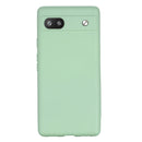 For Google Pixel 6a Pure Color Liquid Silicone Phone Case(Green)