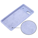 For Google Pixel 6a Pure Color Liquid Silicone Phone Case(Purple)