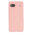 For Google Pixel 6a Pure Color Liquid Silicone Phone Case(Pink)
