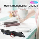 For Xiaomi 12 Pro Metal Ring Holder TPU Phone Case(Black Blue)