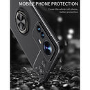 For Xiaomi 12 Pro Metal Ring Holder TPU Phone Case(Black)