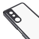For Sony Xperia 5 III HD Magnetic Metal Tempered Glass Phone Case(Black)