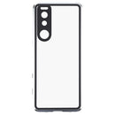 For Sony Xperia 5 III HD Magnetic Metal Tempered Glass Phone Case(Silver)