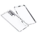 For Sony Xperia 5 III HD Magnetic Metal Tempered Glass Phone Case(Silver)