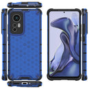 For Xiaomi 12 5G Shockproof Honeycomb PC + TPU Phone Case(Blue)