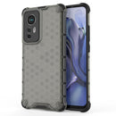 For Xiaomi 12 5G Shockproof Honeycomb PC + TPU Phone Case(Black)