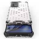 For Xiaomi 12 5G Shockproof Honeycomb PC + TPU Phone Case(Black)