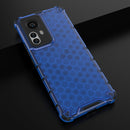 For Xiaomi 12 Pro Shockproof Honeycomb PC + TPU Phone Case(Blue)