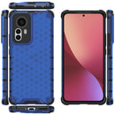 For Xiaomi 12 Pro Shockproof Honeycomb PC + TPU Phone Case(Blue)