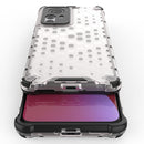 For Xiaomi 12 Pro Shockproof Honeycomb PC + TPU Phone Case(Red)