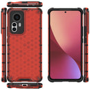 For Xiaomi 12 Pro Shockproof Honeycomb PC + TPU Phone Case(Red)