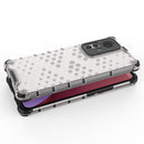 For Xiaomi 12 Pro Shockproof Honeycomb PC + TPU Phone Case(Black)