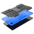 For OPPO Realme Pad 10.4 Tire Texture TPU + PC Tablet Case(Blue)