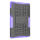 For OPPO Realme Pad 10.4 Tire Texture TPU + PC Tablet Case(Purple)