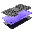 For OPPO Realme Pad 10.4 Tire Texture TPU + PC Tablet Case(Purple)