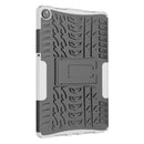 For OPPO Realme Pad 10.4 Tire Texture TPU + PC Tablet Case(White)