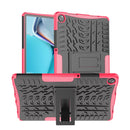 For OPPO Realme Pad 10.4 Tire Texture TPU + PC Tablet Case(Pink)