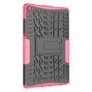 For OPPO Realme Pad 10.4 Tire Texture TPU + PC Tablet Case(Pink)