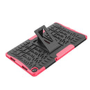 For OPPO Realme Pad 10.4 Tire Texture TPU + PC Tablet Case(Pink)