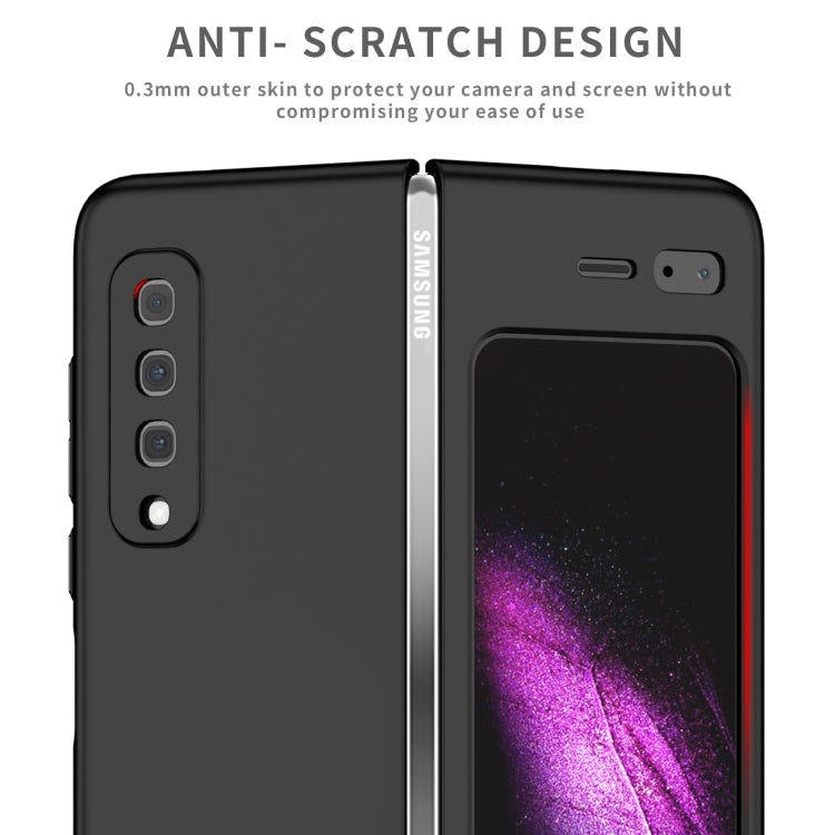 For Samsung Galaxy Fold Armor Foldable Phone Case(Black)