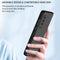 For Samsung Galaxy Fold Armor Foldable Phone Case(Black)
