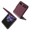 For Samsung Galaxy Z Flip 5G Armor Foldable Phone Case(Wine Red)