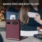 For Samsung Galaxy Z Flip 5G Armor Foldable Phone Case(Wine Red)