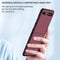 For Samsung Galaxy Z Flip 5G Armor Foldable Phone Case(Wine Red)
