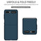 For Samsung Galaxy Z Flip 5G Armor Foldable Phone Case(Dark Blue)