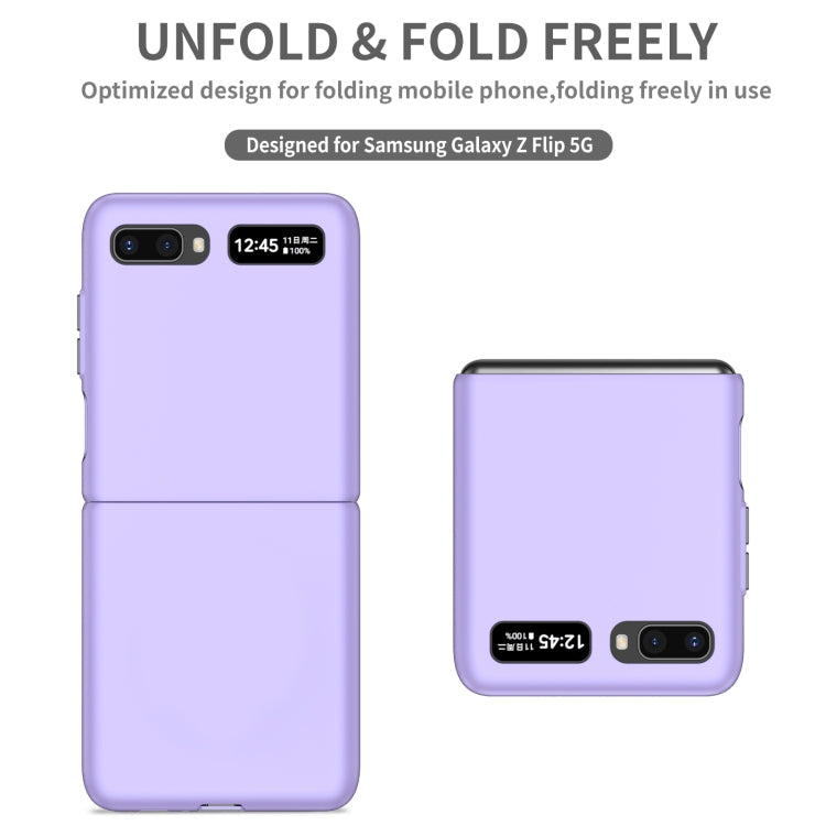 For Samsung Galaxy Z Flip 5G Armor Foldable Phone Case(Purple)