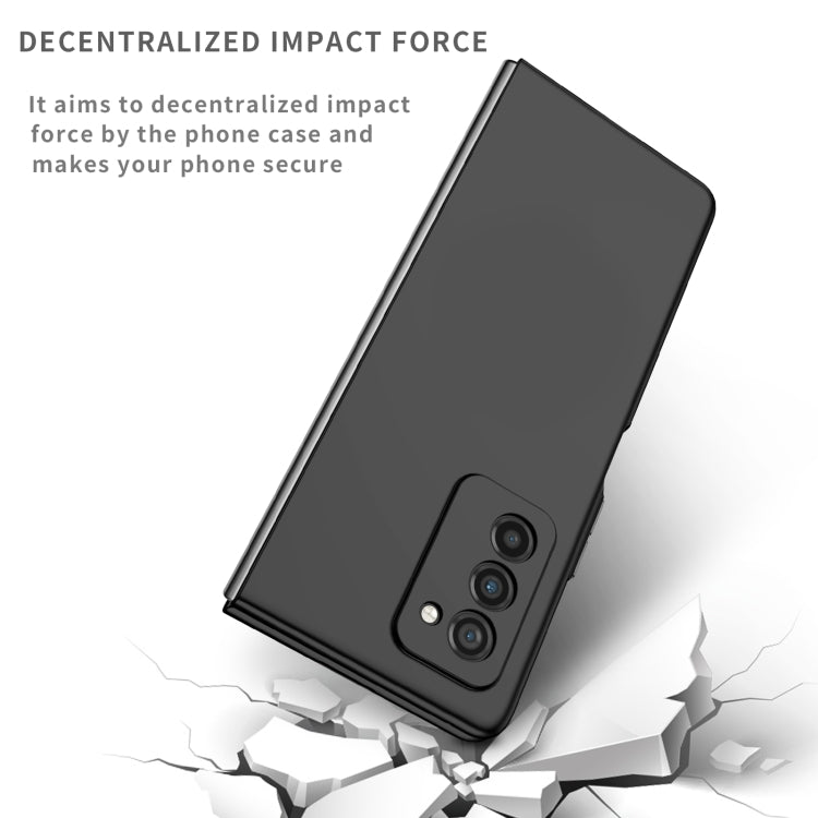 For Samsung Galaxy Z Fold2 5G Armor Foldable Phone Case(Black)