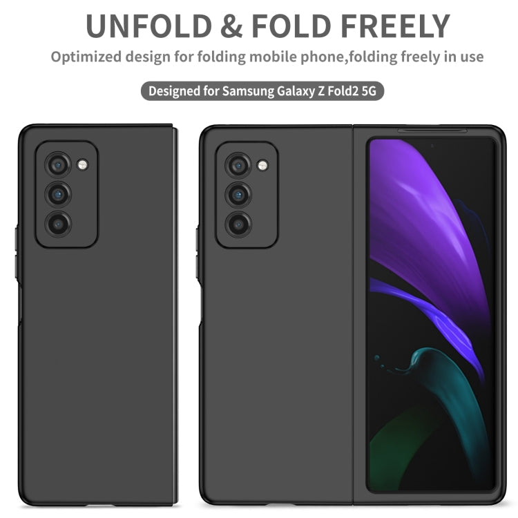 For Samsung Galaxy Z Fold2 5G Armor Foldable Phone Case(Black)