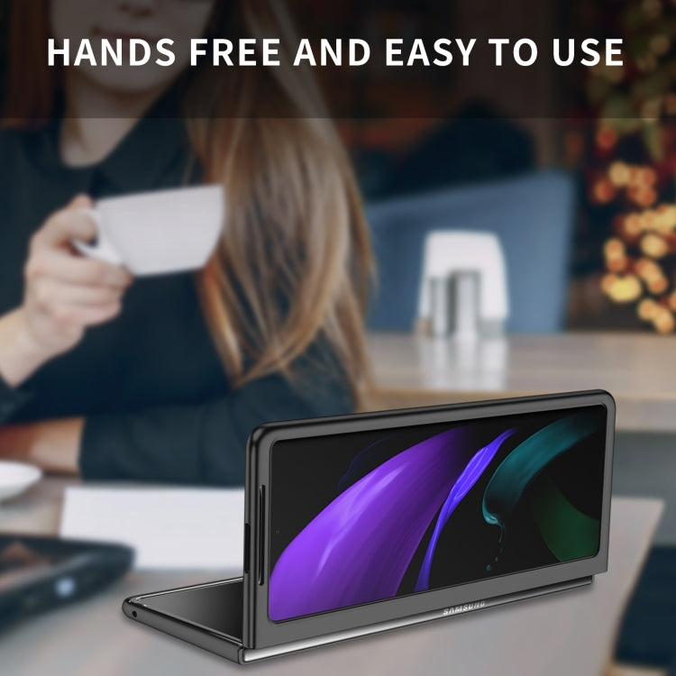 For Samsung Galaxy Z Fold2 5G Armor Foldable Phone Case(Black)