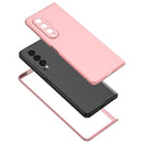 For Samsung Galaxy Z Fold3 5G Armor Foldable Phone Case(Pink)