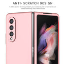 For Samsung Galaxy Z Fold3 5G Armor Foldable Phone Case(Pink)
