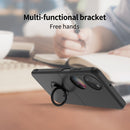For Huawei P50 Pocket Ring Holder PC Phone Case(Grey)