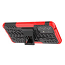 For Samsung Galaxy A33 5G Tire Texture TPU + PC Phone Case(Red)
