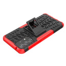 For Samsung Galaxy A33 5G Tire Texture TPU + PC Phone Case(Red)