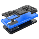 For Samsung Galaxy A33 5G Tire Texture TPU + PC Phone Case(Blue)
