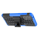 For Samsung Galaxy A33 5G Tire Texture TPU + PC Phone Case(Blue)