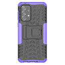 For Samsung Galaxy A33 5G Tire Texture TPU + PC Phone Case(Purple)
