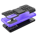 For Samsung Galaxy A33 5G Tire Texture TPU + PC Phone Case(Purple)